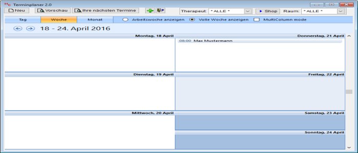 Terminplaner 2 (ab Professional)